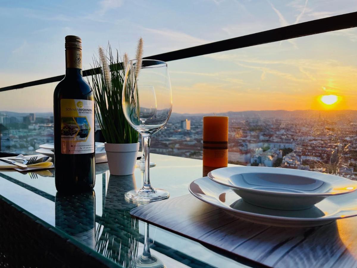 Triiiple Level 31 - Sonnenwohnen Apartment Mit Fantastischem Ausblick Und Parkplatz ウィーン エクステリア 写真